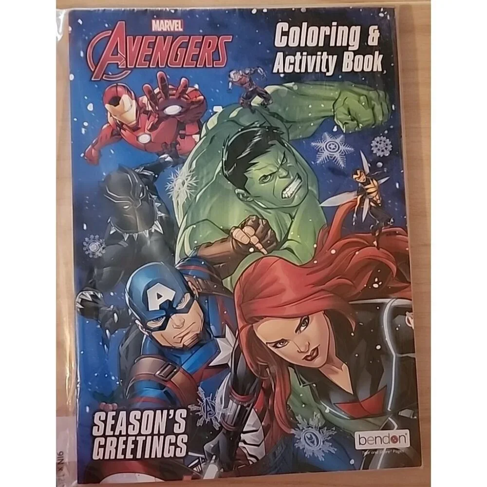 Marvel Avengers - Edition Holiday - Coloring & Activity Book - Seasons Greetings